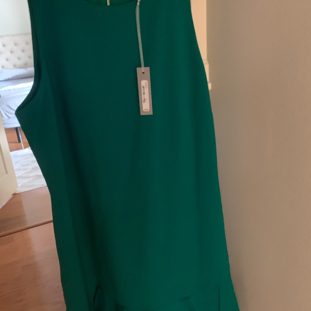 Dark green cocktail dress
